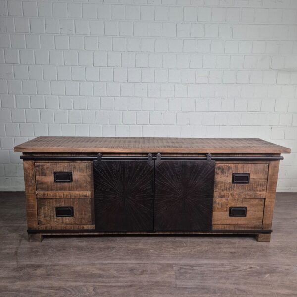 Lowboard TV-Cabinet Mango Wood 1,60 m - Image 2