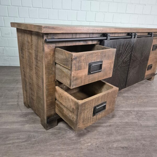 Lowboard TV-Cabinet Mango Wood 1,60 m - Image 12