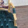 Baroque Chair Napoleon Gold-Mint Turquoise - Image 7