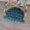 Baroque Chair Napoleon Gold-Mint Turquoise - Image 8