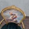 Baroque Chair Napoleon Gold-Mint Turquoise - Image 6