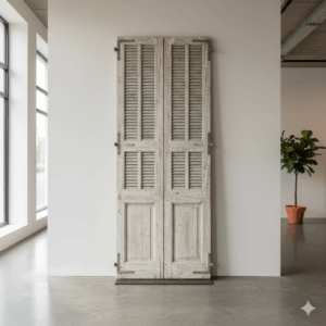 Louvre Doors Antique Solid Wood