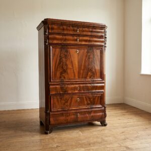Secretary Biedermeier 1850 Mahogany