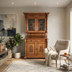 Kitchen Cabinet Gründerzeit 1880 Oak