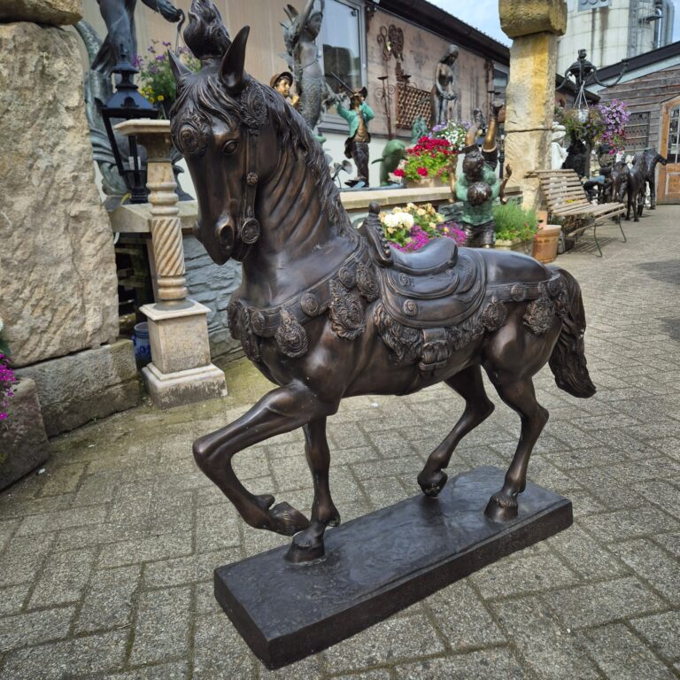 Sculpture Carousel Horse Bronze 1,04 m - Image 3