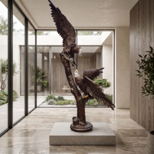 Statue Eagle Bronze 1,55 m