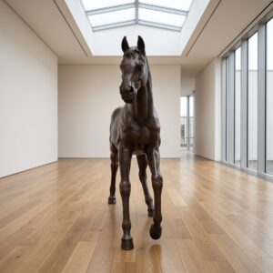 Statue Horse Bronze 1,40 m