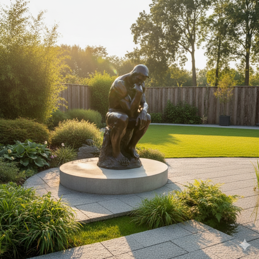 Statue The Thinker Bronze 1,80 m - Image 2