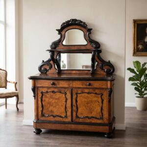 Cabinet Biedermeier 1850 Walnut