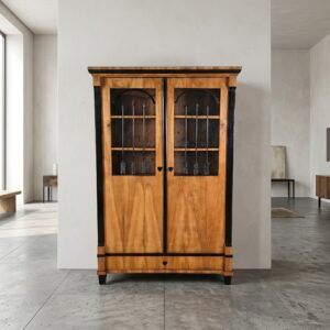 Bookcase Biedermeier 1810 Cherry Wood