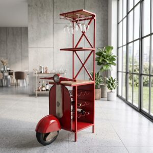Scooter Minibar Winerack Metal 0,90 m
