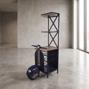 Scooter Minibar Winerack Metal 0,90 m