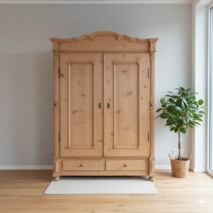 Wardrobe Louis Philippe 1860 Pine