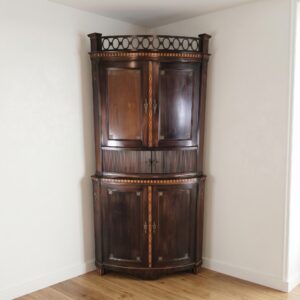 Corner Cabinet Biedermeier 1820 Mahogany