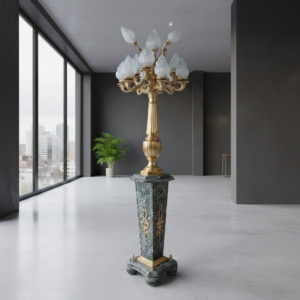 Lamp Brass Marble 2,10 m