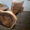 Set Garden Benches & Table Teak 1,60 m - Image 8