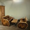 Set Garden Benches & Table Teak 1,60 m - Image 2