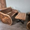 Set Garden Benches & Table Teak 1,60 m - Image 4