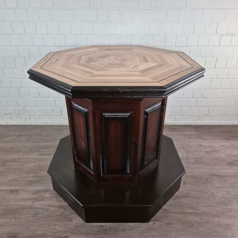 Bar Table Oak Pine Ø 1,20 m - Image 3