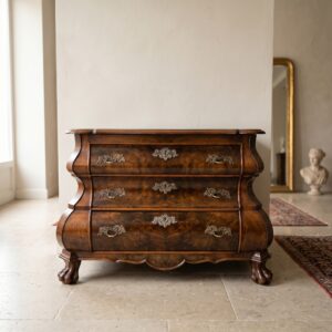 Chest of Drawers Neo-baroque Walnut 0,90 m