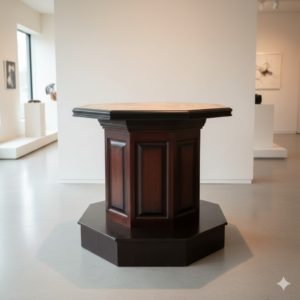 Bar Table Oak Pine Ø 1,20 m