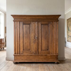Wardrobe Biedermeier 1800 Oak