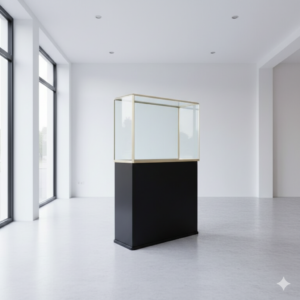 Display Case Brass 1,10 m