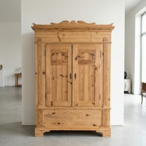 Wardrobe Biedermeier 1830 Pine