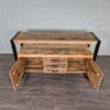 Sideboard Mango Wood Steel 1,35 m - Image 11