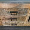Sideboard Mango Wood Steel 1,35 m - Image 9