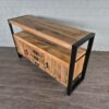 Sideboard Mango Wood Steel 1,35 m - Image 5