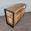 Sideboard Mango Wood Steel 1,35 m - Image 2