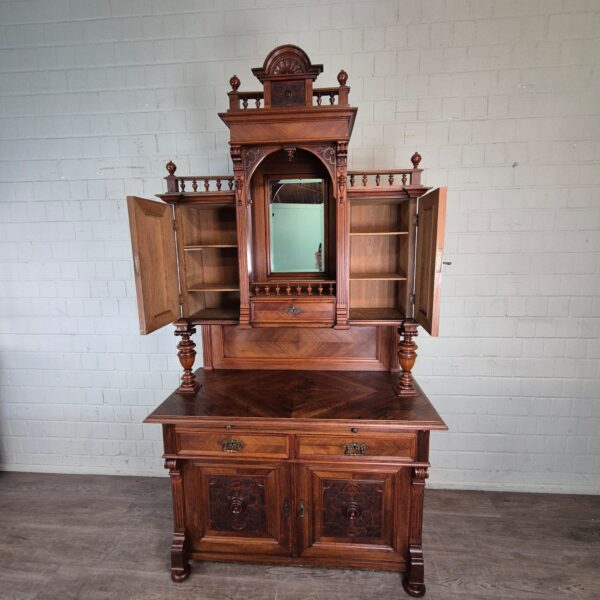 Cabinet Gründerzeit 1880 Walnut - Image 15