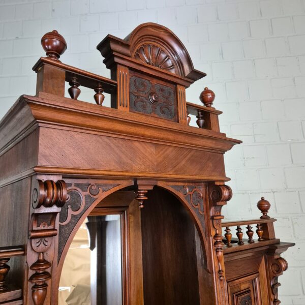 Cabinet Gründerzeit 1880 Walnut - Image 5