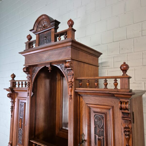 Cabinet Gründerzeit 1880 Walnut - Image 7