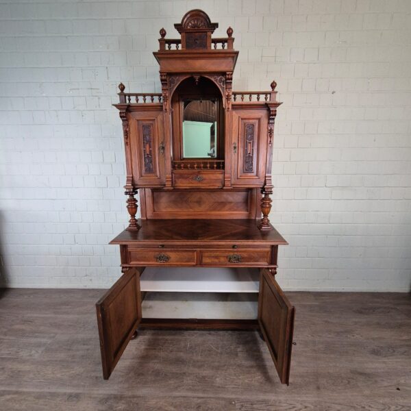 Cabinet Gründerzeit 1880 Walnut - Image 16