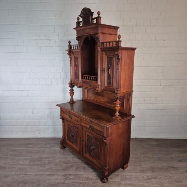 Cabinet Gründerzeit 1880 Walnut - Image 3