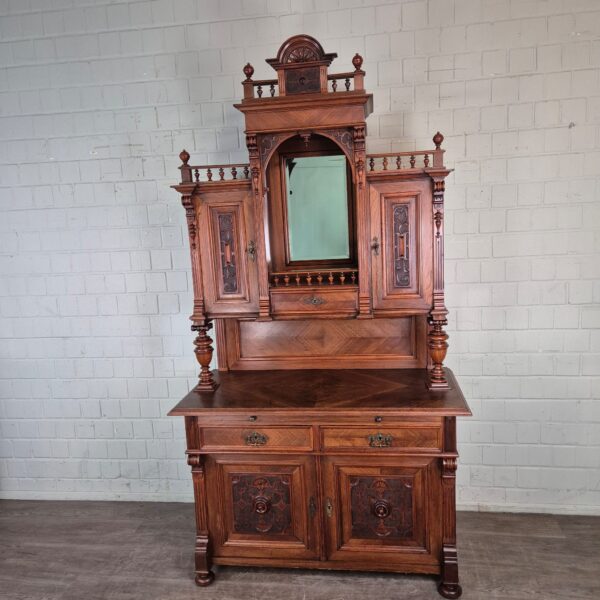 Cabinet Gründerzeit 1880 Walnut - Image 2