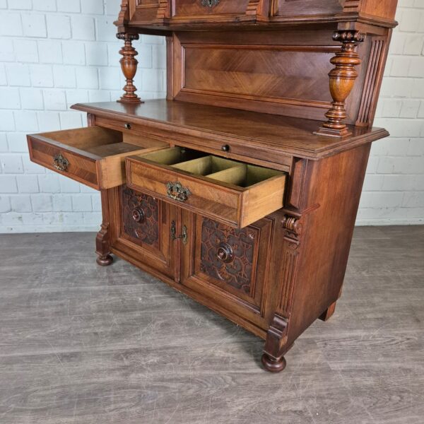 Cabinet Gründerzeit 1880 Walnut - Image 19