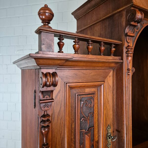 Cabinet Gründerzeit 1880 Walnut - Image 6