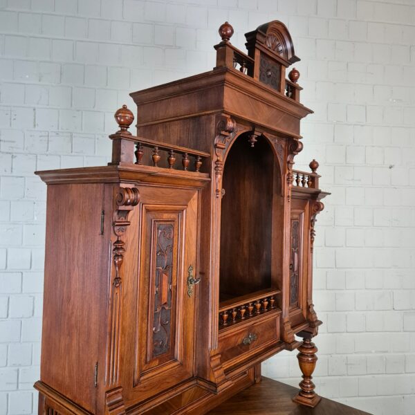 Cabinet Gründerzeit 1880 Walnut - Image 4