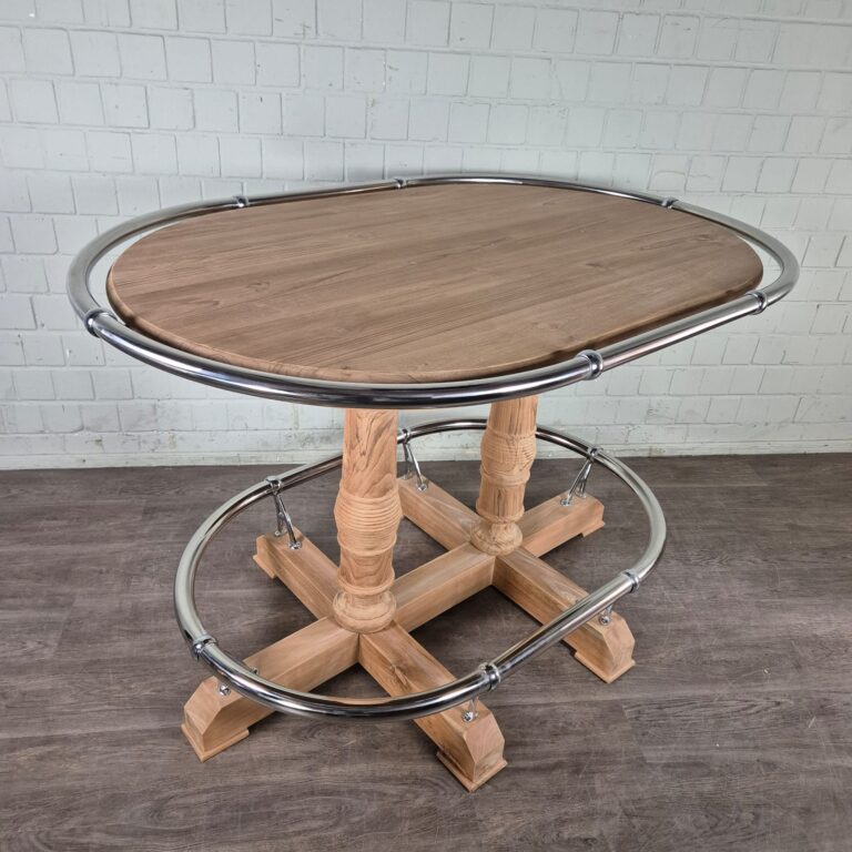 Bar Table Oval Teak 1,70 m x 1,17 m - Image 6