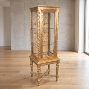 Display Cabinet Baroque Style Gold Marble 0,48 m