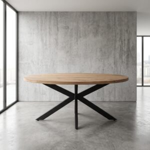 Dining Table Oak Oval 1,60 m x 0,90 m
