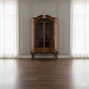 Display Cabinet Neo-baroque 1900 Mahogany