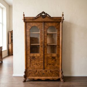 Bookcase Louis Philippe 1870 Walnut