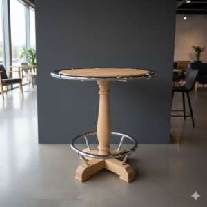 Bar Table Teak Ø 0,94 m