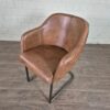 Dining Room Chair Leather Brandy - Image 2