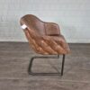 Dining Room Chair Leather Brandy - Image 4