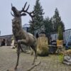 Statue Deer Cast Iron 1,73 m - Image 2
